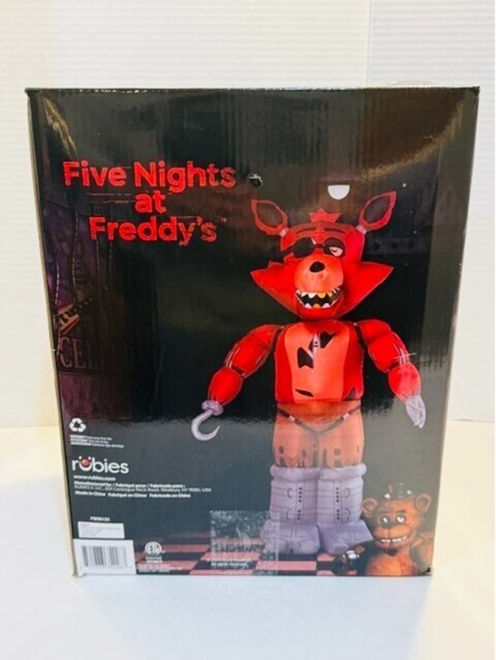 Rubies FNAF Foxy 77" Inflatable Halloween Yard Decor Oscillating Head Animated